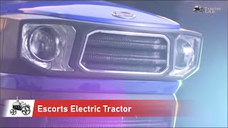 Escorts electric tractor | India's First Electric Tractor Concept | Farmtrac battery powered tractor
