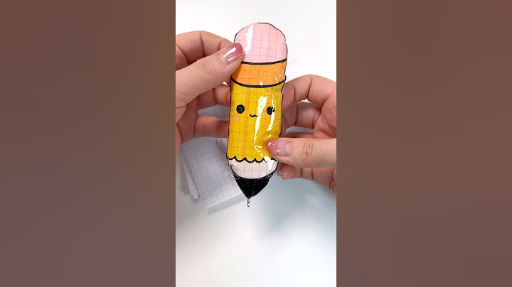 DIY cute pen squishy✏️ #diy #cute #papersquishy #squishy #cutecraft #papercraft