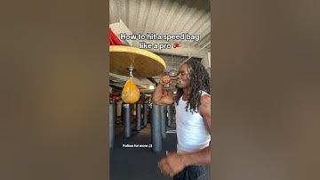 How to hit a speed bag like a pro🥊 #boxing #kickboxing #martialarts #speedbag#boxingtraining #tips