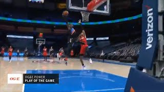 Luguentz Dort Puts Anfernee Simons in a Poster! | Blazers vs Thunder