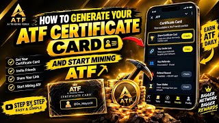 🔥HOW TO CREATE YOUR ATF CERTIFICATE 🔥