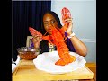 GIANT LOBSTER, SEAFOOD BOIL MUKBANG | BLOVESLIFE | SMACKALICIOUS SAUCE|