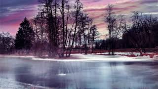 FREE NO COPYRIGHT FULL HD relaxing SCREENSAVER NATURE TREES STREAM FOG SKY LIVE WALLPAPER