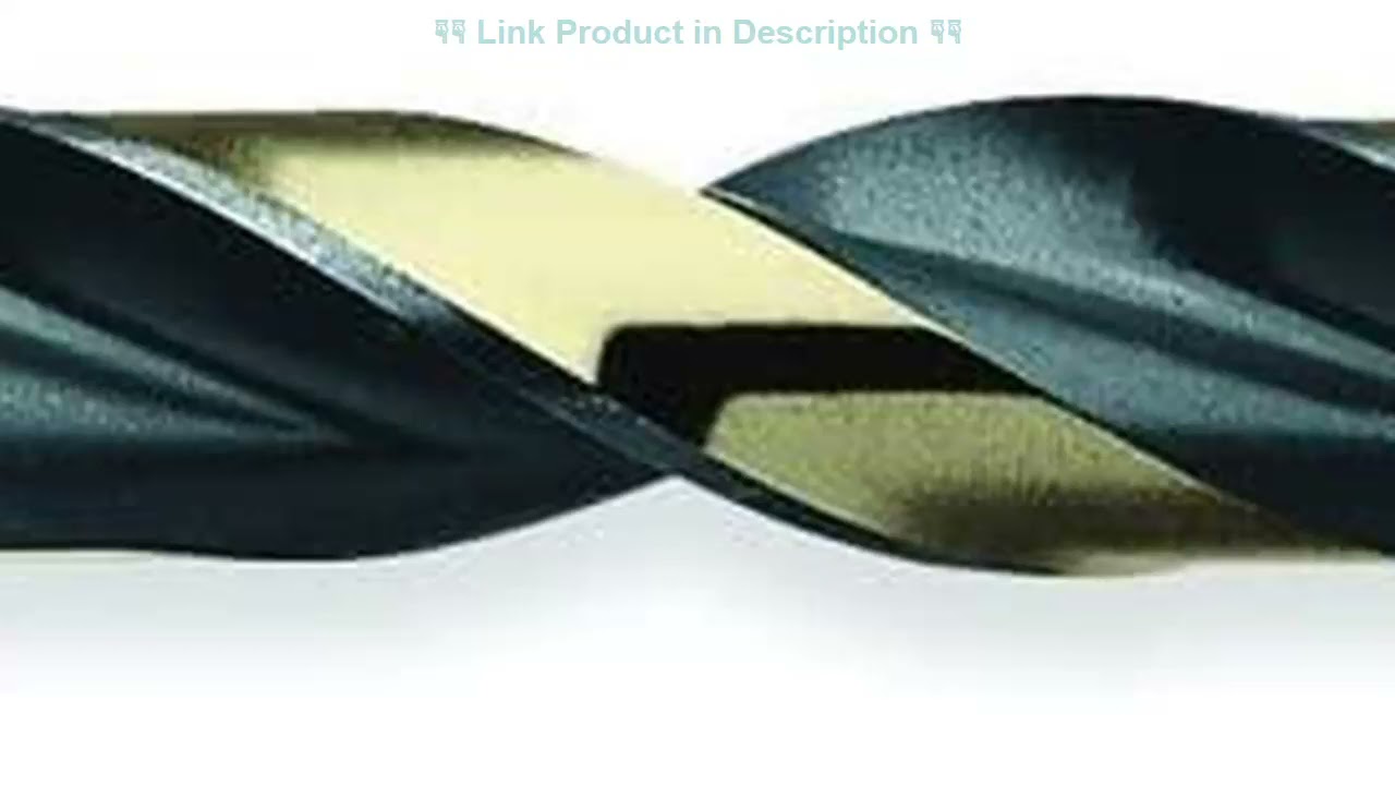 Limited Stock Triumph Twist Drill Co. 012529 29/64 Diameter T1HD High Speed Steel Drill, Black and