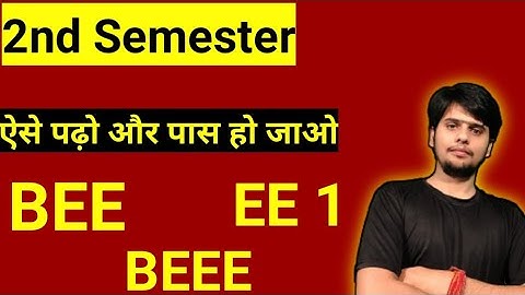second semester// important topic// BEE// EE1// BEEE//second semester / @pandeyjitechnical2.0