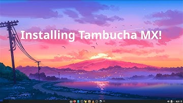 TambuchaLinux 09 - Custom MX Linux Install