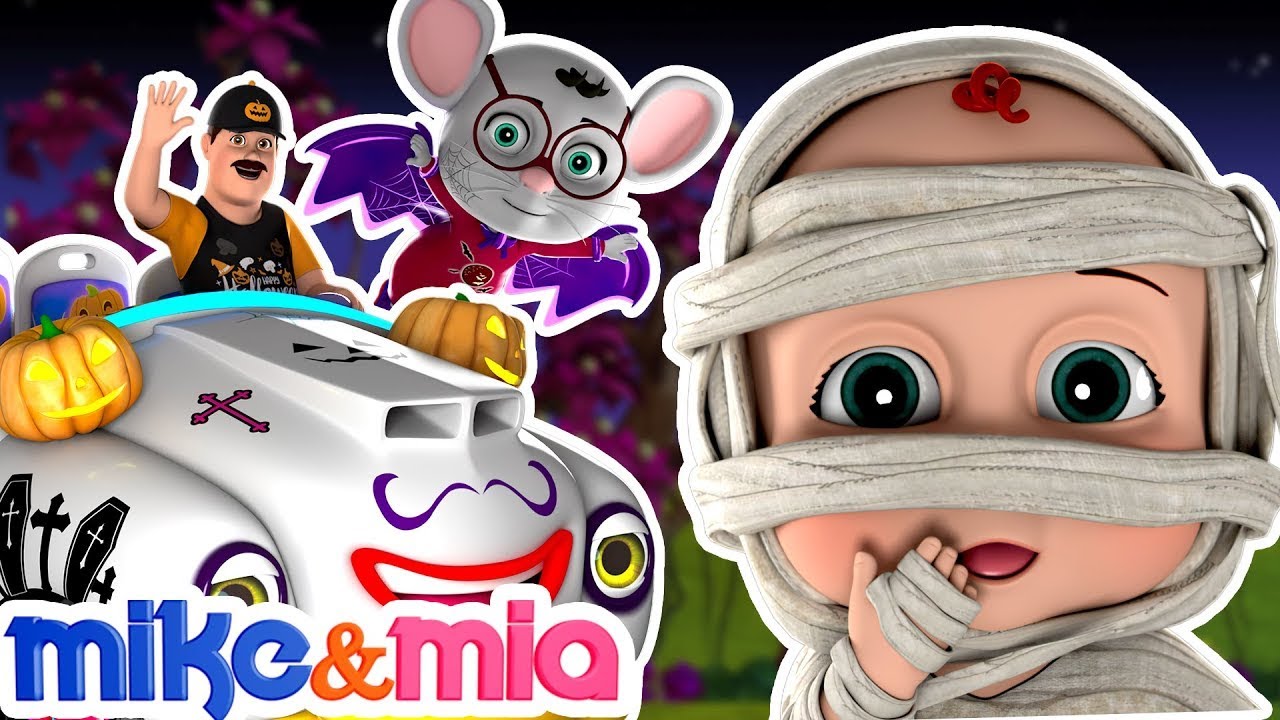 ๐ Halloween Wheels on the Bus | Halloween Nursery Rhymes & Kids Songs ...