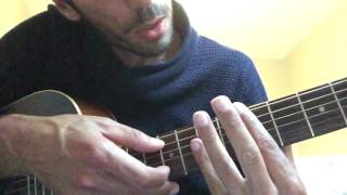 Video thumbnail of "Fréro delavega - le coeur éléphant cover tuto guitare"