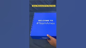 Unboxing the Welcome kit for American Express New Joiners #Amex #TeamAmex
