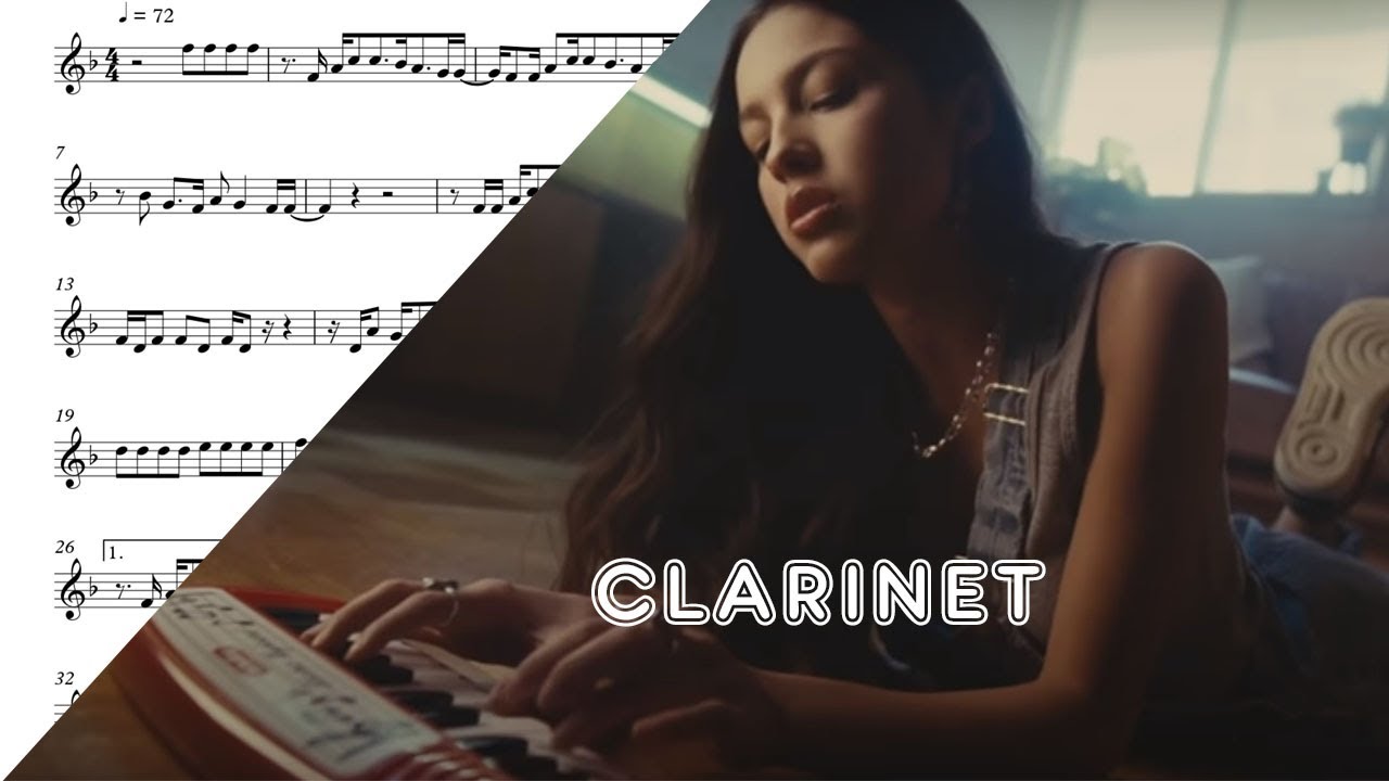 Olivia Rodrigo drivers license Sheet Music Tutorial
