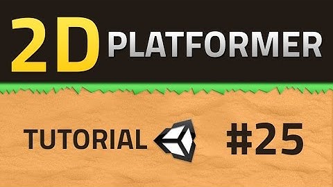 25. How to make a 2D Platformer - AUDIO MANAGER - Unity Tutorial