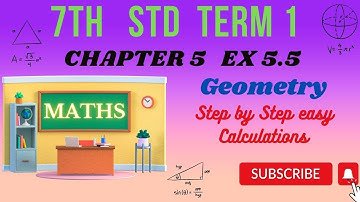 TN 7th std term1 maths Ex 5.5-Geometry(Construction angles without using protractor)@tnmaths6to10