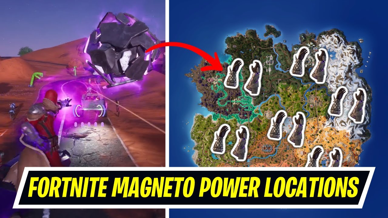 Fortnite Power locations Gameplay Where to Find and Collect