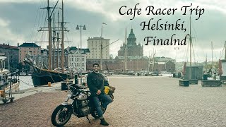 Cafe Racer Motorcycle Trip to Helsinki, Finland ?? royalenfield finland motovlog