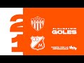 Junior vs millonarios goles  liga betplay dimayor 20241  cuadrangulares  fecha 1