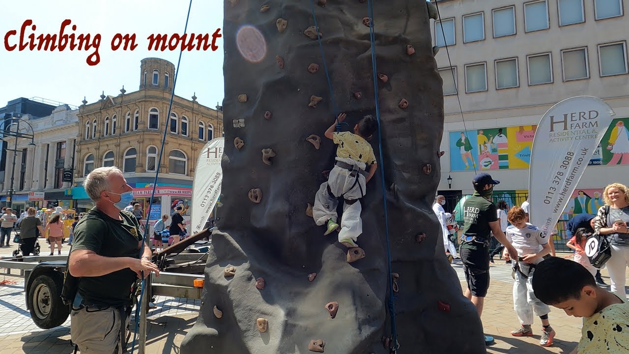 Climbing on the mount in Leeds - YouTube