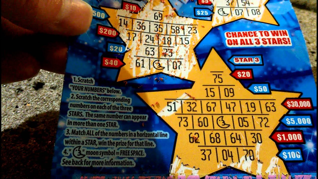 California Scratcher Lucky Stars YouTube