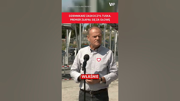 Dziennikarz zaskoczył Tuska. Premier złapał się za głowę