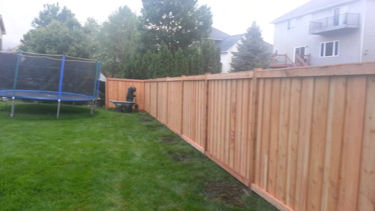 Picture Frame Batten Board Privacy Fence Coon Rapids, MN ...