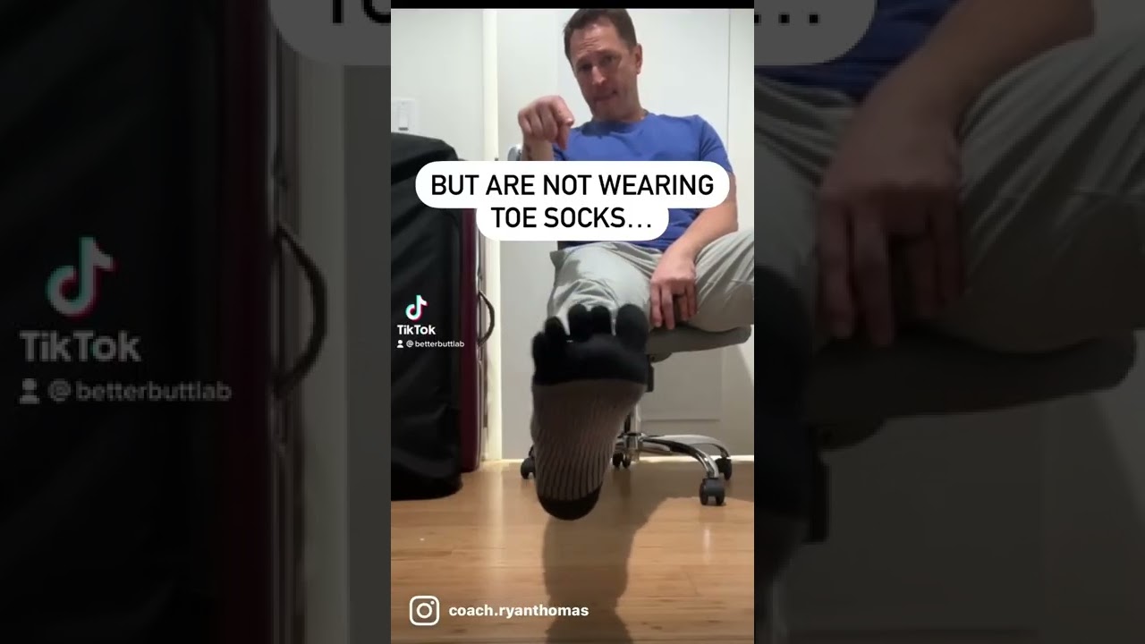 Wear toe socks for healthier feet