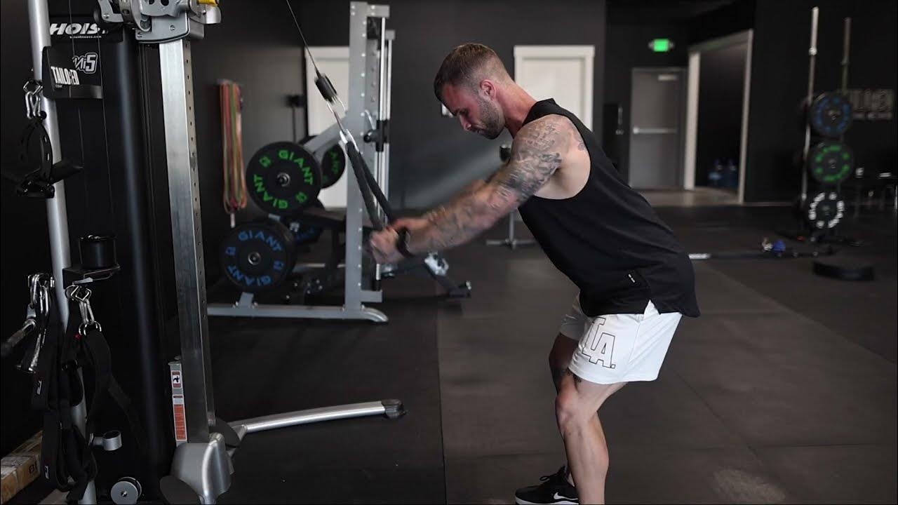 Cable Straight Arm Pulldown (Rope Attachment) YouTube