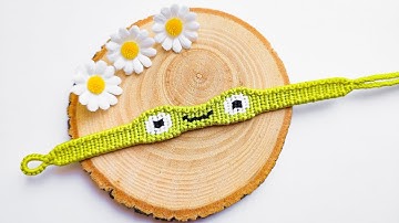 CUTE FROG FRIENDSHIP BRACELET |  STEP BY STEP TUTORIAL | EASY TUTORIAL FOR BEGINNERS