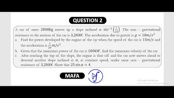 WORK , ENERGY AND POWER - NWR 2023 PAPER 3 0765 QUESTION 2