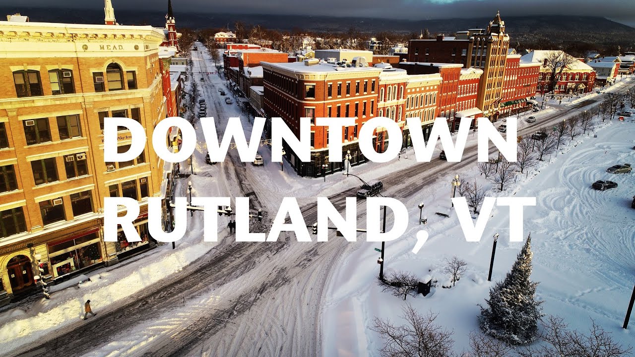 Downtown Rutland Vermont First Snow Storm Of 2020 2021 Season Drone downtown-rutland-vermont-first-snow-storm-of-2020-2021-season-drone