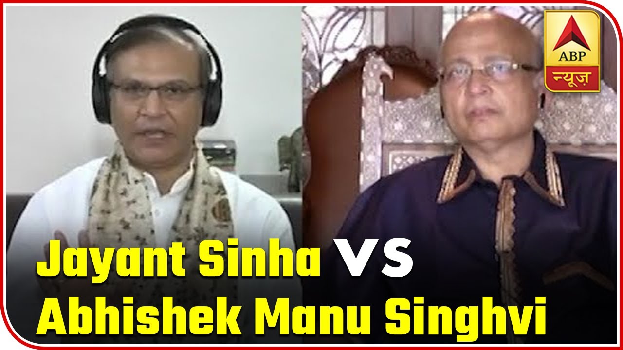 Jayant Sinha Vs Abhishek Manu Singhvi Over Economic Packages Amid Lockdown | e-Shikhar Sammelan