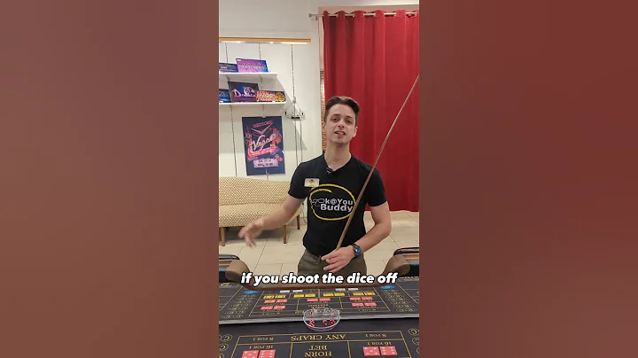 What Happens if the Dice fall off the table! #craps #vegas #casino
