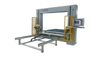 ECNC-2100-4 CNC Rotate Table Foam Cutting Machine