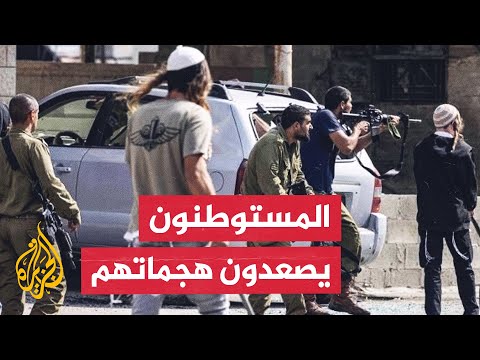 هجمات متزامنة لمستوطنين مسلحين تطول بلدات بالضفة الغربية ما أسفر عن إصابات
