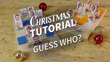 How To Make A Guess Who? Board Game - Christmas Homemade Gift Tutorial [ManoMano UK]