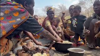 🌍Explore The Mysterious Life of Primitive Tribes in Africa#chaaba #dudukwe #tribe 