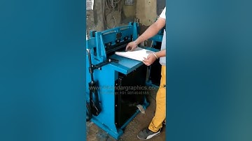 Spiral Binding Machine with motor 18", WhatsApp us: +919814646185