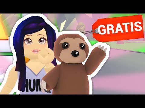 Como Tener Gratis El Nuevo Perezoso De Adopt Me Roblox Youtube - consigo el perezoso neón de adopt me roblox no paro hasta