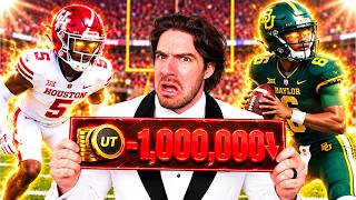 I Spent 1,000,000 Coins to Build an UNSTOPPABLE Team! | CFB 27 No Money Spent Ep.23