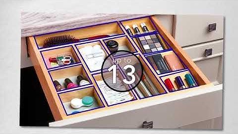 Rev-A-Shelf 4VCOS Vanity Drawer Organizer Overview | KitchenSource.com