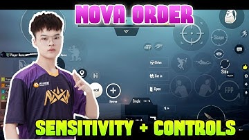 Nova Order Sensitivity And Control Code | Pubg Mobile | BGMI
