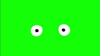 ✔️GREEN SCREEN EFFECTS: cartoon eyes animation