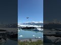 Flying over Knik Glacier in Alaska