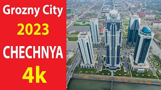 Grozny City , Chechnya 4K By Drone 2023