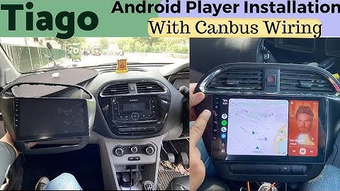 Tiago Android Player INSTALLATION | Tiago #TS10 android player With Qled Display | Canbus Wiring