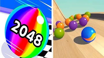 Ball Run 2048 Vs Marbel Run Max All Level Gameplay