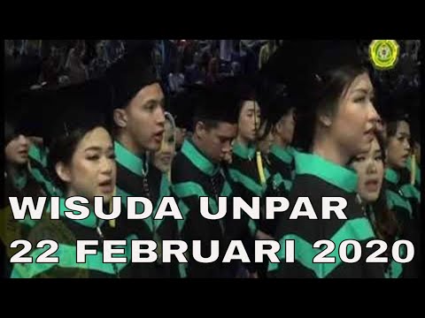 UPACARA WISUDA I TAHUN AKADEMIK 2019-2020 UNIVERSITAS KATOLIK PARAHYANGAN BANDUNG, 22 FEBRUARI 2020.