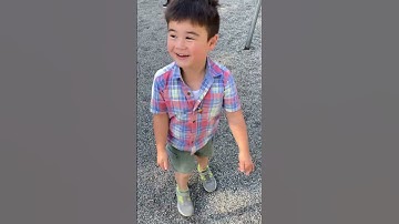 Lil’ monkey bar master #monkeybars #playground #kindergarten