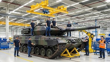 Inside the Armor Plant – (Full Process) How Battle Tanks Are Made