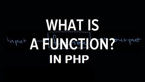 Hoe naar creëren functie in Php met voorbeeld