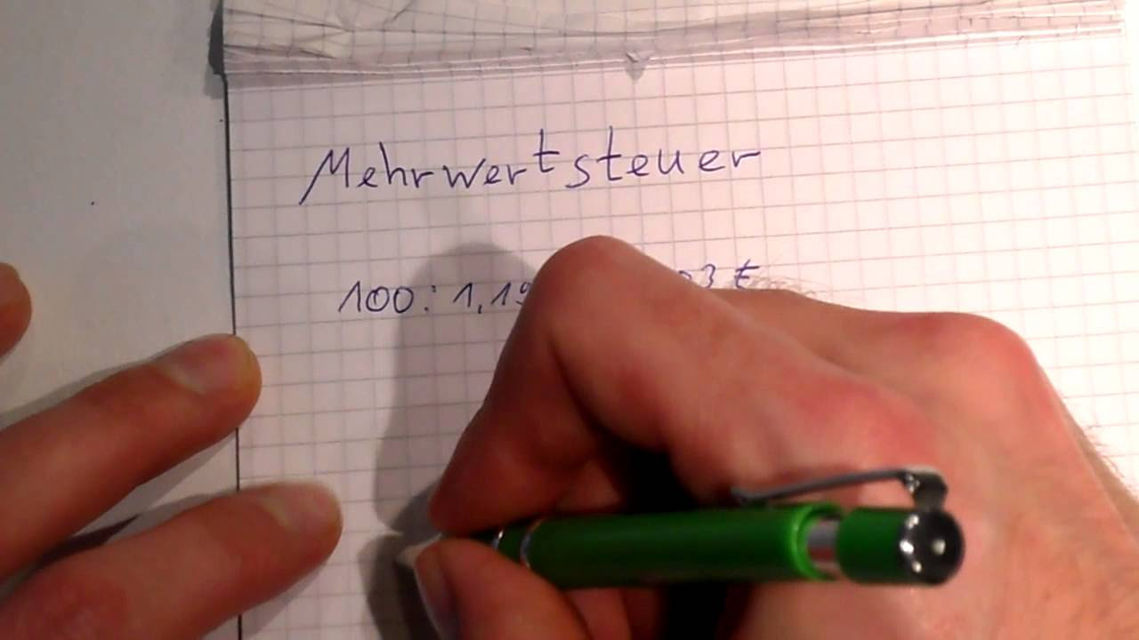 Update Mehrwertsteuer ausrechnen - Tipp geht ganz einfach! Mehrwertsteuer berechnen