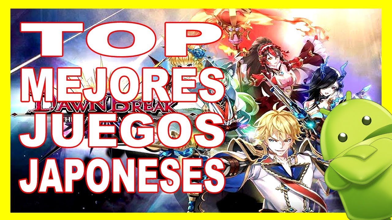 Top de Juegos JAPONESES Para Android - YouTube